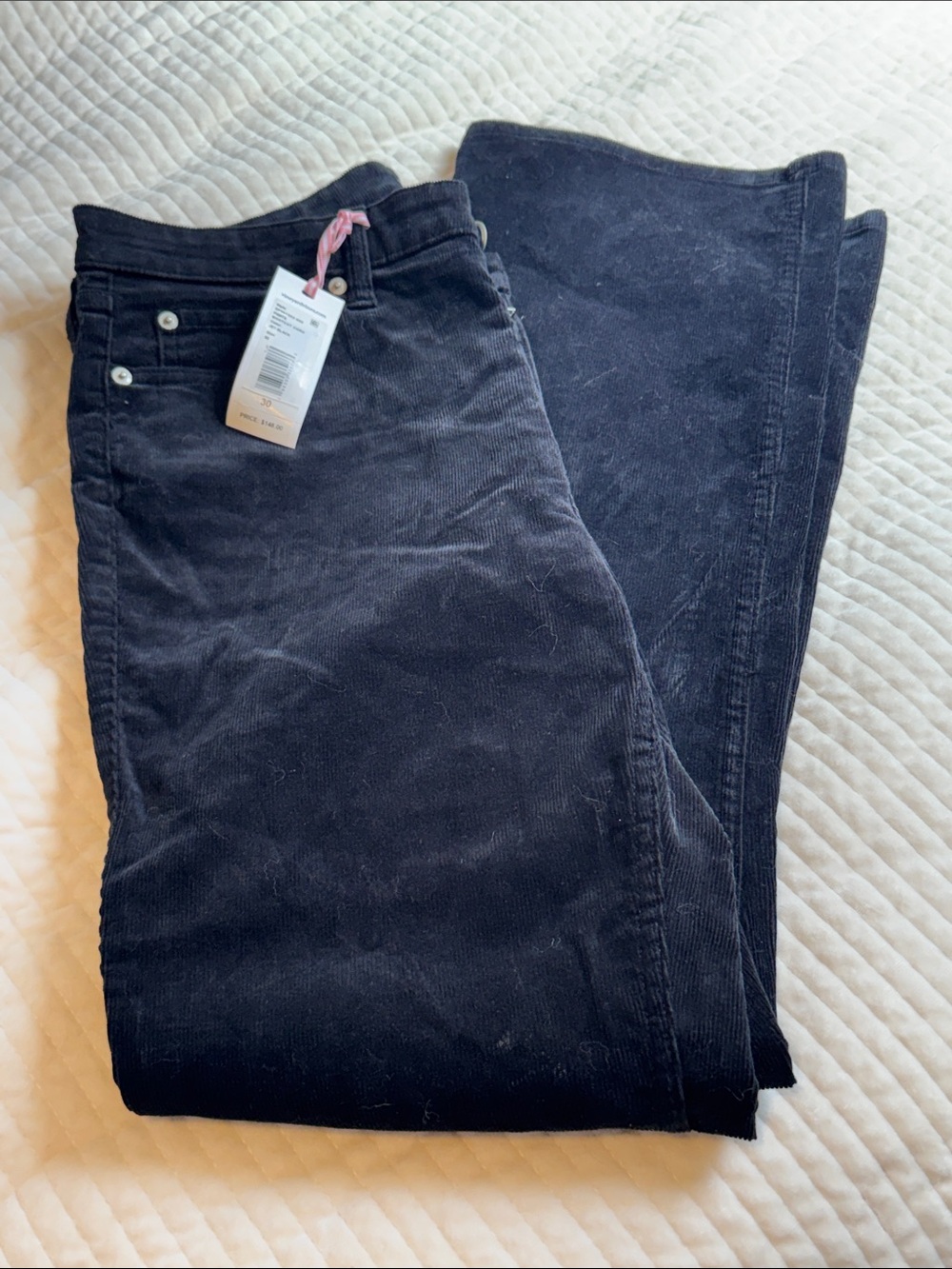 Vineyard vines Black Corduroy Pants - Classic Boot Leg